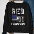 Red Friday For My Son Remember Everyone Deployed Military Sweatshirt Gifts for Old Women