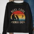 Reel Cool Bonus Dad Fishing Fathers DayGift Sweatshirt Gifts for Old Women