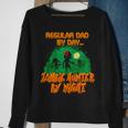Regular Dad By Day Zombie Hunter By Night Halloween Single Dad Sweatshirt Gifts for Old Women