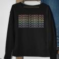 Retro North Carolina Gay Pride Lgbt Us State Sweatshirt Gifts for Old Women