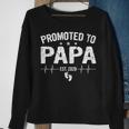 Retro Promoted To Papa Est 2020 Fathers Day New Grandpa Sweatshirt Gifts for Old Women