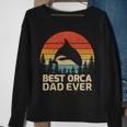 Retro Vintage Best Orca Dad Ever Father’S Day Long Sleeve Sweatshirt Gifts for Old Women