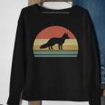 Retro Vintage Fox Gift For Family Love Animals Sweatshirt Gifts for Old Women