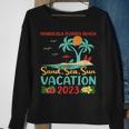 Sand Sea Sun Vacation 2023 Pensacola Florida Beach Sweatshirt Gifts for Old Women