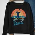 Sandy Balls For A Beach Volleyball Player Sweatshirt Gifts for Old Women