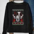Santa Euphonium Ugly Christmas Xmas Gift Sweatshirt Gifts for Old Women