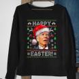 Santa Joe Biden Happy Easter Ugly Christmas V23 Men Women Sweatshirt Graphic Print Unisex Gifts for Old Women