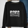 Schwarzes Herren Sweatshirt - Papa 2020 Warten Lustiges Design Geschenke für alte Frauen