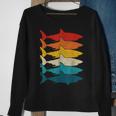 Shark Vintage Fish Fishing Great White Shark Retro Sweatshirt Gifts for Old Women