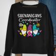 Shenanigans Coordinator Bunny Gnome Rabbit Easter Day Sweatshirt Gifts for Old Women