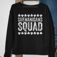 Shenanigans Squad Funny St Patricks Day Shamrock Irish Sweatshirt Gifts for Old Women