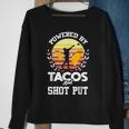 Shot Put Funny Taco Lover Track And Field Shot Putter Sweatshirt Gifts for Old Women