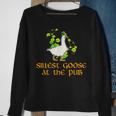 Silliest Goose At The Pub St Patricks Day Funny Sweatshirt Gifts for Old Women