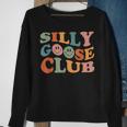 Silly Goose Club Silly Goose Meme Smile Face Trendy Costume Sweatshirt Gifts for Old Women