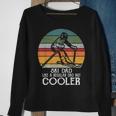 Ski Dad Like A Regular Dad But Cooler Vintage Skiing Skier Sweatshirt Gifts for Old Women