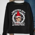 Snitches Get Stitches The Elf Xmas Funny Christmas V2 Sweatshirt Gifts for Old Women