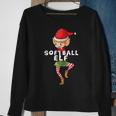 Softball Elf Kostüm Weihnachten Urlaub Passend Lustig Sweatshirt Geschenke für alte Frauen