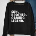 Son Brother Gaming Legend V3 Sweatshirt Gifts for Old Women