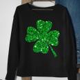 Sparkle Clover Shamrock Irish For St Patricks & Pattys Day Sweatshirt Gifts for Old Women