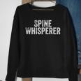 Spine Whisperer Gift For Chiropractor Students Chiropractic V3 Men Women Sweatshirt Graphic Print Unisex Gifts for Old Women