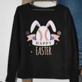Sport Bunny Baseball Easter Day Egg Rabbit Baseball Ears Funny Sweatshirt Gifts for Old Women