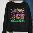 Spring Break 2023 Beach Vibes Family Matching Outfits Gifts Sweatshirt Gifts for Old Women