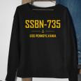 Ssbn-735 Uss Pennsylvania Sweatshirt Gifts for Old Women