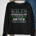 St Patricks Day Funny Irish Kilts St Paddys Outfit Sweatshirt Gifts for Old Women