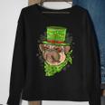 St Patricks Day Pug Puppy Dog Gift Lover Dog Sweatshirt Gifts for Old Women