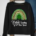 St Pattys Pregnancy Announcement St Patricks Day Pregnant Sweatshirt Gifts for Old Women