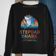 Stepdad Shark Fathers Day Gift V2 Sweatshirt Gifts for Old Women