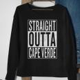 Straight Outta Cape Verde Great Travel & Gift Idea Sweatshirt Gifts for Old Women