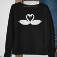 Swan For Women Valentine Day Sweatshirt Gifts for Old Women