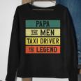 Taxifahrer Taxifahrer Retro Dad Papa Legend Sweatshirt Geschenke für alte Frauen