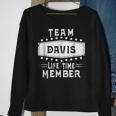 Team Davis Life Time Member Family Name Sweatshirt Gifts for Old Women