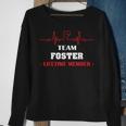 Team Foster Lifetime Member Blood Completely Family Men Women Sweatshirt Graphic Print Unisex Gifts for Old Women