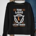 Team Long Lifetime Member Gift For Surname Last Name Men Women Sweatshirt Graphic Print Unisex Gifts for Old Women