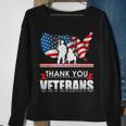 Thank You Veterans American V2 Men Women Sweatshirt Graphic Print Unisex Gifts for Old Women