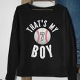 Thats My Boy Baseball Jersey Number 7 Vintage Mom Dad Sweatshirt Gifts for Old Women