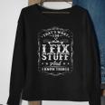Thats What I Do I Fix Stuff And I Know Things Funny Quote Sweatshirt Gifts for Old Women
