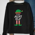 The Aunt Elf Matching Family Group Christmas Pajama Sweatshirt Gifts for Old Women