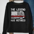 The Legend Has Retired Firefighter Retirement Happy Party Sweatshirt Gifts for Old Women