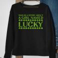 This Is A Story About A Girl Named Lucky Stpatricks Day Sweatshirt Gifts for Old Women