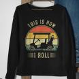 This Is How I Roll Golf Cart Funny Golfers Sweatshirt Gifts for Old Women