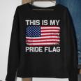 This Is My Pride Flag Sweatshirt Gifts for Old Women