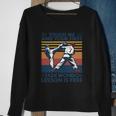 Touch Me And Your First Taekwondo Lesson Is Free V2 Men Women Sweatshirt Graphic Print Unisex Gifts for Old Women