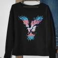 Transgender Phoenix Reborn Transsexual Flag Lgbt Trans Bird Sweatshirt Gifts for Old Women