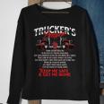 Truckers Prayer - Semi Truck Driver Trucking Big Rig Driving Sweatshirt Gifts for Old Women