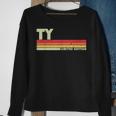 Ty Gift Name Personalized Funny Retro Vintage Birthday Sweatshirt Gifts for Old Women
