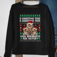 Ugly Sweater Cats Christmas Music Ornaments Kitten Lovers Men Women Sweatshirt Graphic Print Unisex Gifts for Old Women
